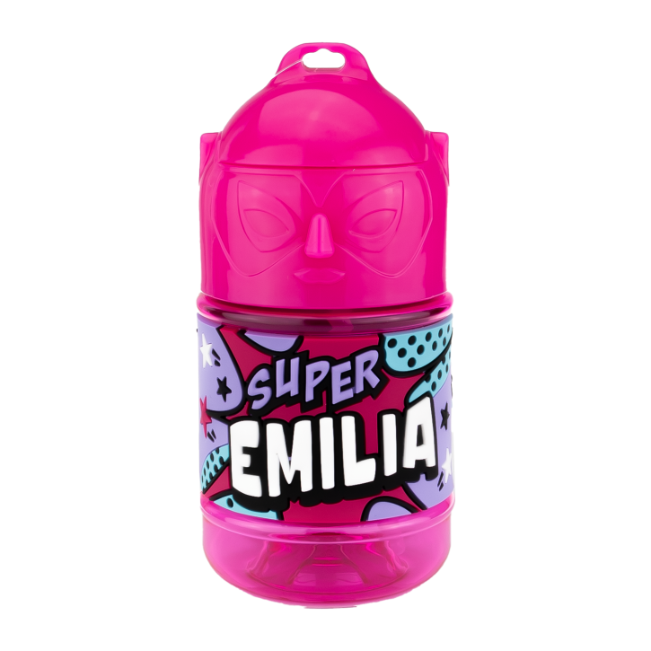Wasserflasche f. Kinder mit Namen für Schule und Freizeit-BPA frei-Trinkflasche Emilia Wasserflasche f. Kinder mit Namen für Schule und Freizeit-BPA frei-Trinkflasche Emilia