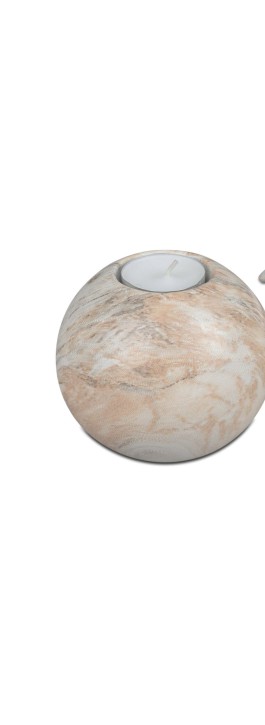 Formano 1 Stück formano Teelichthalter Marmor Kerzenhalter, Kerzenständer-11cm