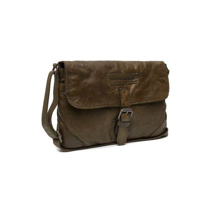 The Chesterfield Brand Liv Hobo S Olive Green 27x2x18cm - Damentasche Umhängetasche