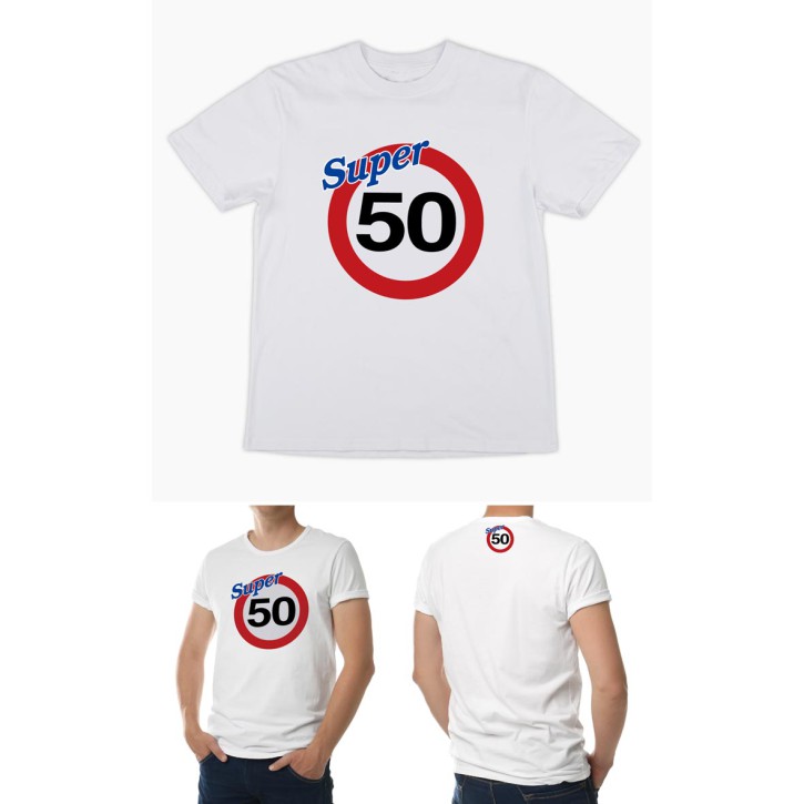 Lustiges T-Shirt  50 , Einheitsgröße, Baumwolle- zum 50. Geburtstag