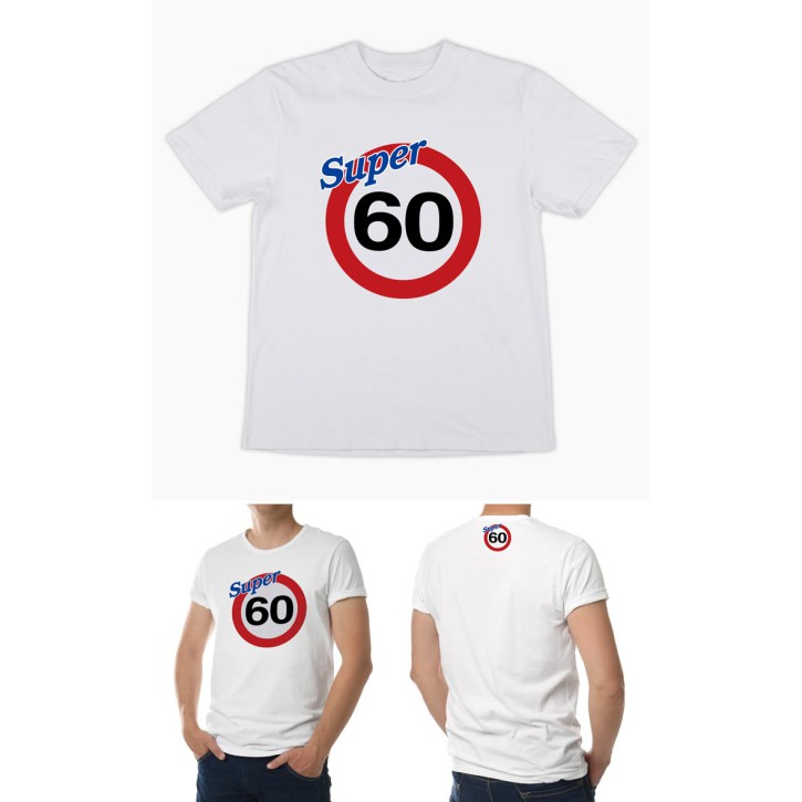 Lustiges T-Shirt  60 , Einheitsgröße, Baumwolle- zum 60. Geburtstag