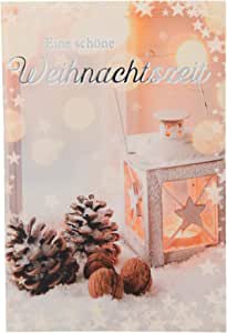 Weihnachtskarte mit Musik und Licht 11338  Motiv 010
