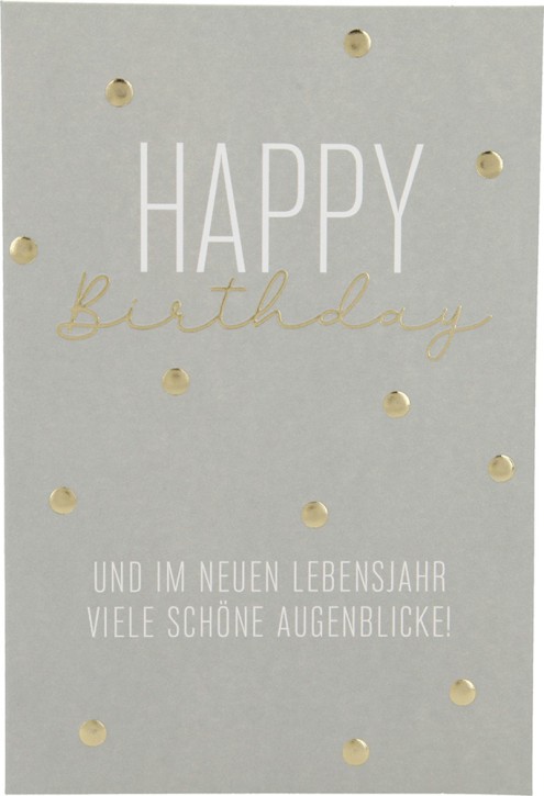 11566 Depesche Zahlenkarte, Glückwunschkarte-Happy Birthday und im neuen Lebensjahr..