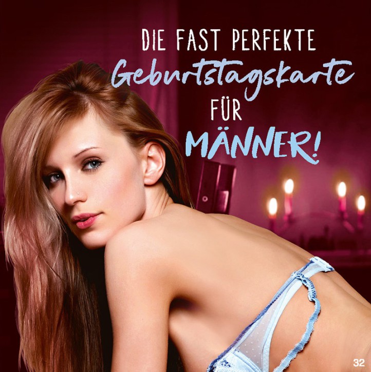 Geburtstagskarte mit Musik-Die fast perfekte Geburtstagskarte fuer..