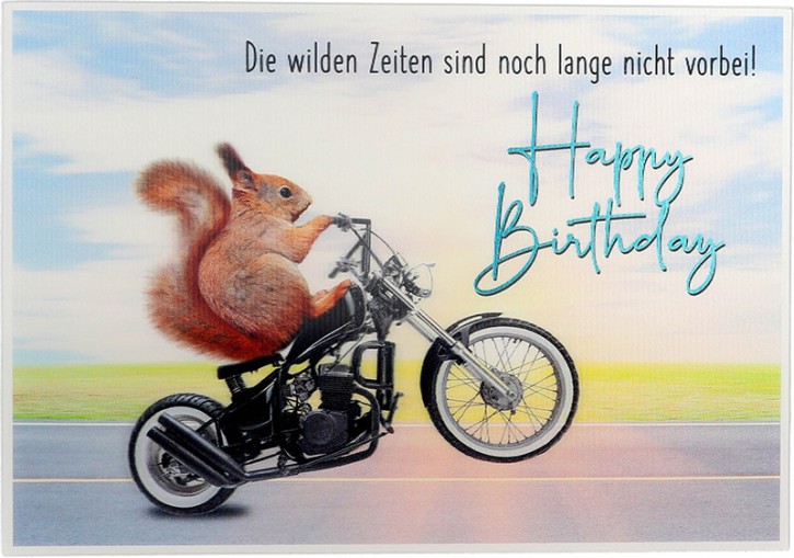 Depesche Klappkarte 3D ART, 12,1x17,5cm, Geburtstagskarte Grußkarte 11