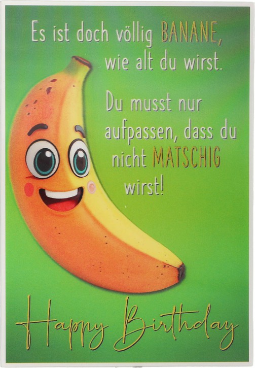 Depesche Klappkarte 3D ART, 12,1x17,5cm, Geburtstagskarte Grußkarte 52