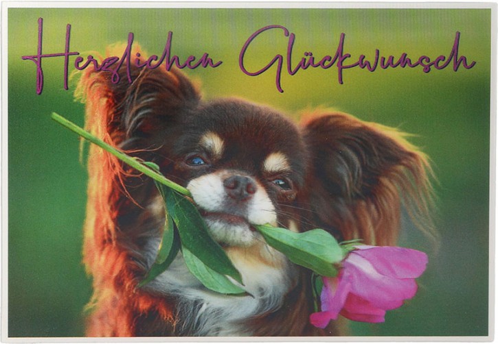 Depesche Klappkarte 3D ART, 12,1x17,5cm, Geburtstagskarte Grußkarte 60