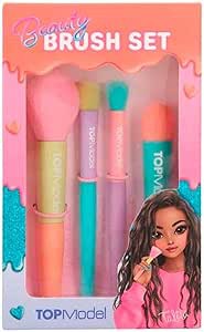 Depesche 12342 TOPModel 1 x Beauty and Me Pinselset - Make-up für Mädchen
