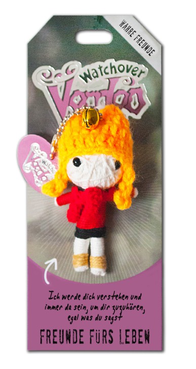 Watchover Voodoo Sammel Puppe mit Spruch Freunde fürs Leben