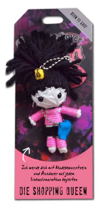 Watchover Voodoo Sammel Puppe mit Spruch Shopping Queen