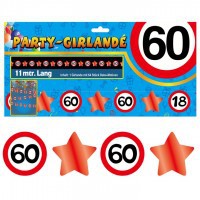 Udo Schmidt Party-Glitter Girlande 60 11m lang