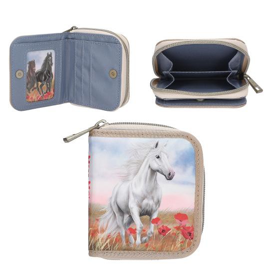 Miss Melody Portemonnaie POPPY SAND- Geldbörse für Mädchen mit Pferde