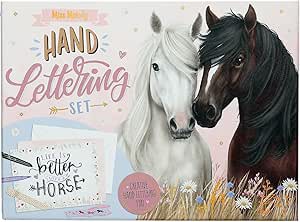 Depesche 13433 Miss Melody - Handlettering Briefbox im Pferde Design