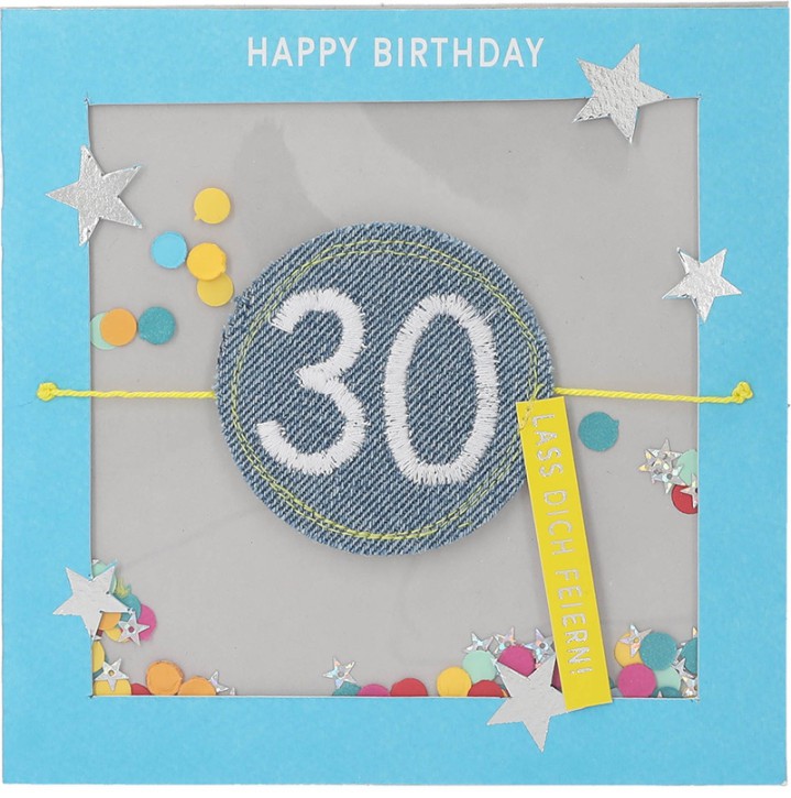 Depesche 13593.02 Klappkarte Paper Love Glückwunsch-Karte zum Geburtstag, mit passendem Spruch und bunten Designs, ohne Innentext, Klappkarte inkl. Umschlag