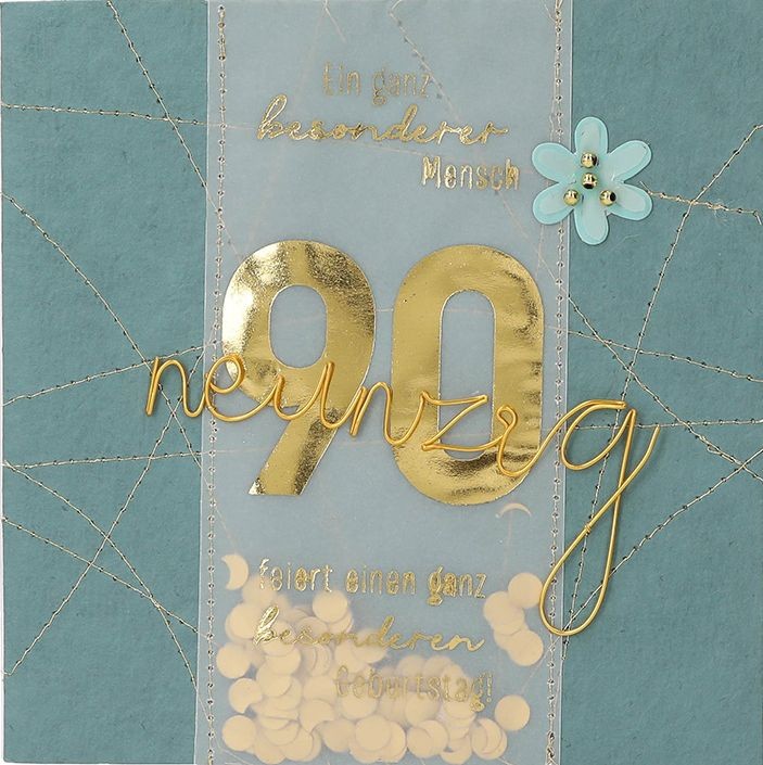 Depesche 13593.09 Klappkarte Paper Love Glückwunsch-Karte zum Geburtstag, mit passendem Spruch und bunten Designs, ohne Innentext, Klappkarte inkl. Umschlag