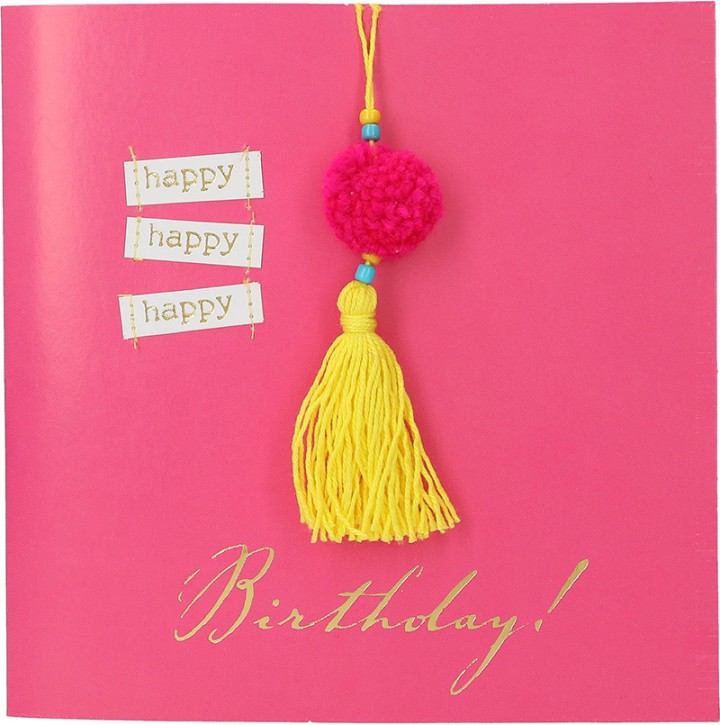 Depesche 13593.17 Klappkarte Paper Love Glückwunsch-Karte zum Geburtstag, mit passendem Spruch und bunten Designs, ohne Innentext, Klappkarte inkl. Umschlag