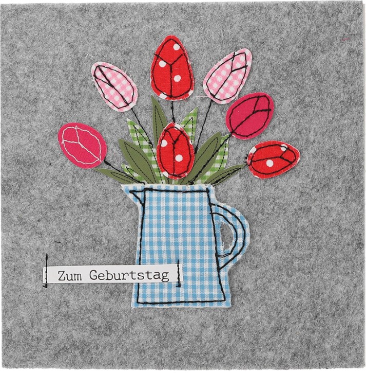 Depesche 13593.21 Klappkarte Paper Love Glückwunsch-Karte zum Geburtstag, mit passendem Spruch und bunten Designs, ohne Innentext, Klappkarte inkl. Umschlag