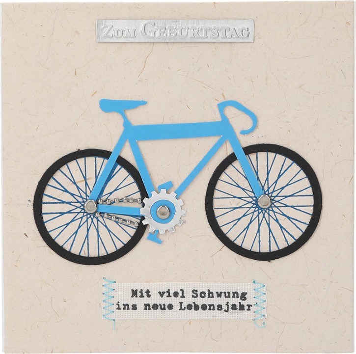 Depesche 13593.23 Klappkarte Paper Love Glückwunsch-Karte zum Geburtstag, mit passendem Spruch und bunten Designs, ohne Innentext, Klappkarte inkl. Umschlag