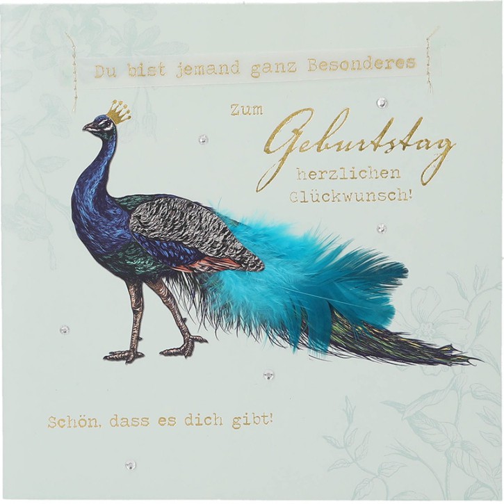 Depesche 13593.33 Klappkarte Paper Love Glückwunsch-Karte zum Geburtstag, mit passendem Spruch und bunten Designs, ohne Innentext, Klappkarte inkl. Umschlag