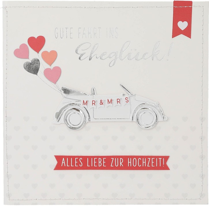 Depesche 13593.47 Klappkarte Paper Love Glückwunsch-Karte zum Geburtstag, mit passendem Spruch und bunten Designs, ohne Innentext, Klappkarte inkl. Umschlag