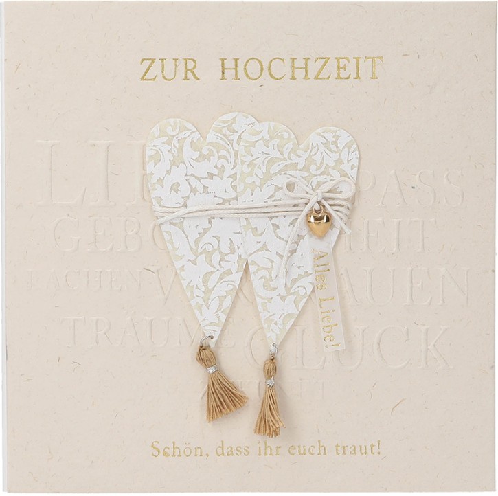 Depesche 13593.48 Klappkarte Paper Love Glückwunsch-Karte zum Geburtstag, mit passendem Spruch und bunten Designs, ohne Innentext, Klappkarte inkl. Umschlag