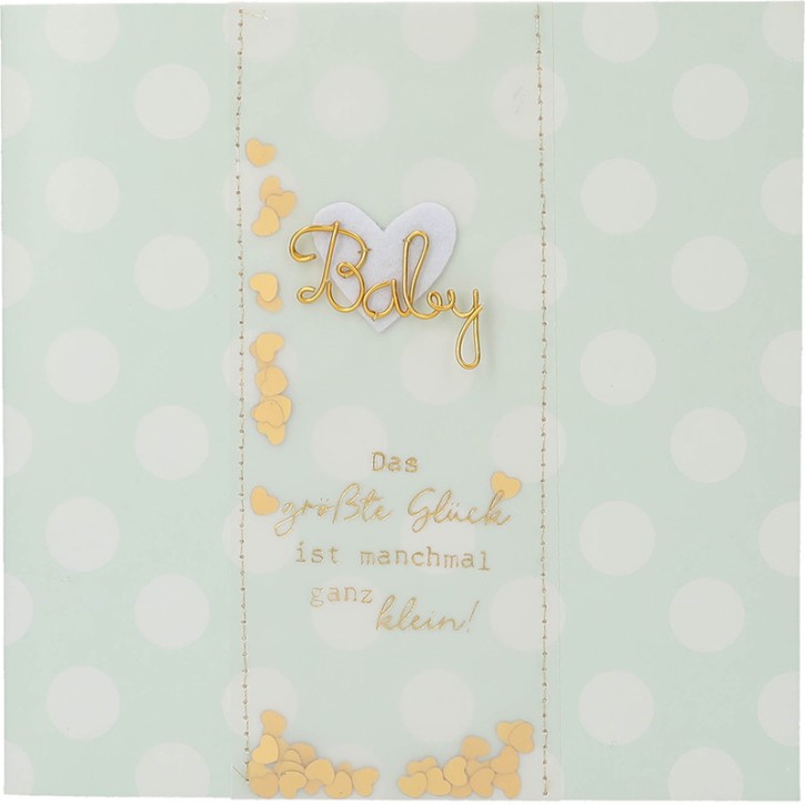 Depesche 13593.53 Klappkarte Paper Love Glückwunsch-Karte zum Geburtstag, mit passendem Spruch und bunten Designs, ohne Innentext, Klappkarte inkl. Umschlag