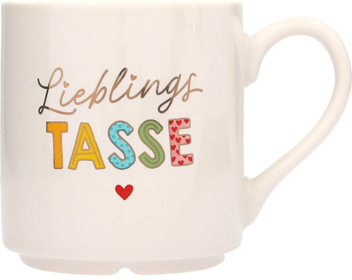 Lieblingsbecher Motiv Nr. 34, Tasse Henkeltasse mit Spruch, 300 ml Lieblingsbecher Motiv Nr. 34, Tasse Henkeltasse mit Spruch, 300 ml