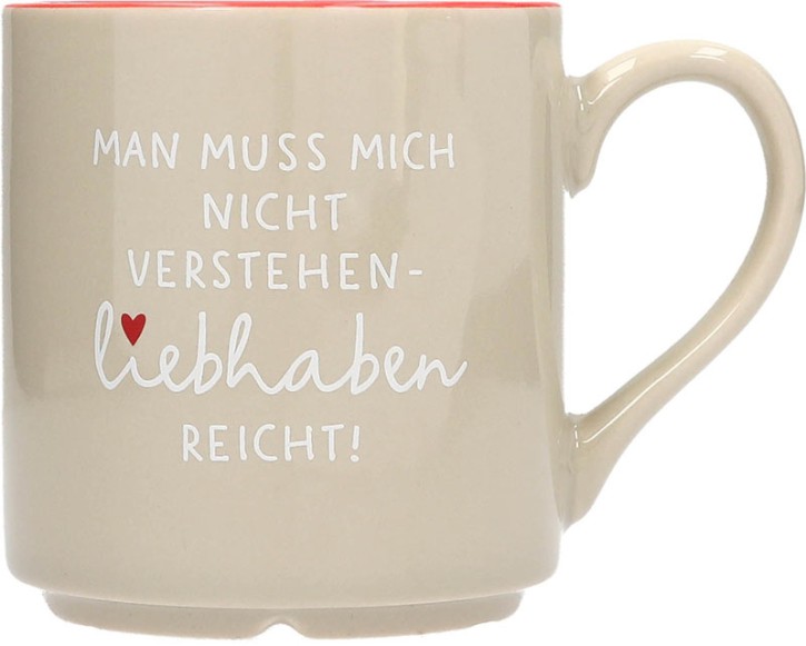 Lieblingsbecher Motiv Nr. 40, Tasse Henkeltasse mit Spruch, 300 ml Lieblingsbecher Motiv Nr. 40, Tasse Henkeltasse mit Spruch, 300 ml