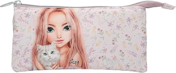 TOPModel Blooming Kitty - Fächerschlamper in Lila, mit Model Motiv