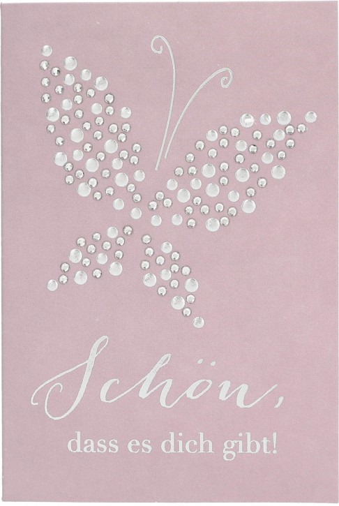 Depesche Lovely Diamonds 14004 karte Klappkarte 11,5x7,5cm Geburtstagskarten,  01