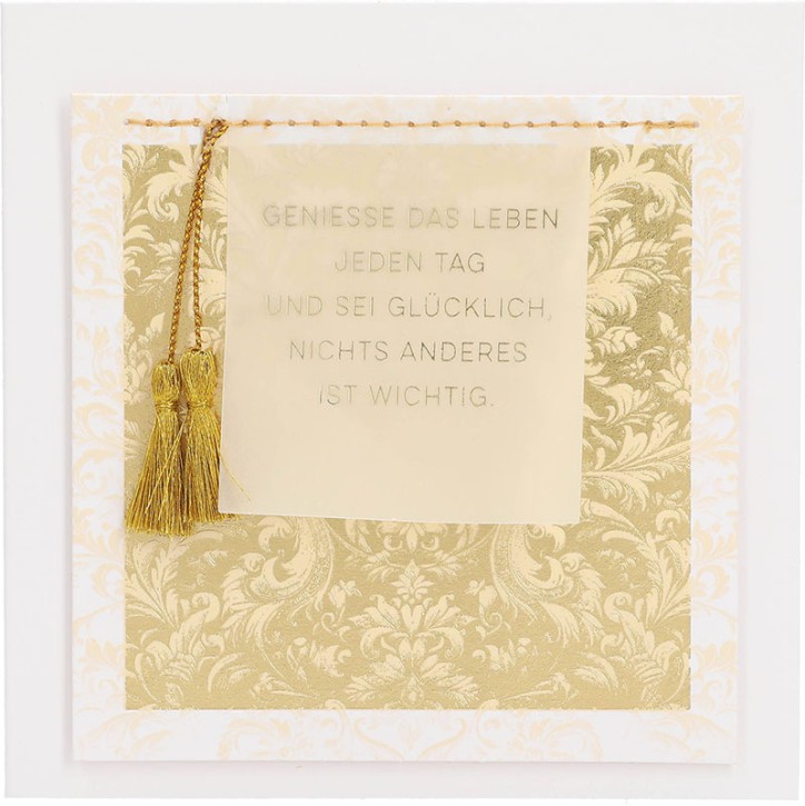 Depesche Lovely Diamonds 14005 Klappkarte 12x12cm Geburtstagskarten, 02