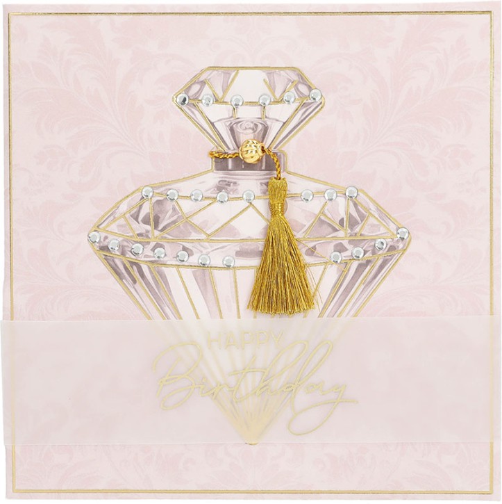Depesche Lovely Diamonds 14005 Klappkarte 12x12cm Geburtstagskarten, 06