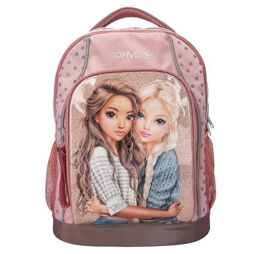 14009 TOPModel Dots - Schulrucksack in Rosa, mit Model Motiv