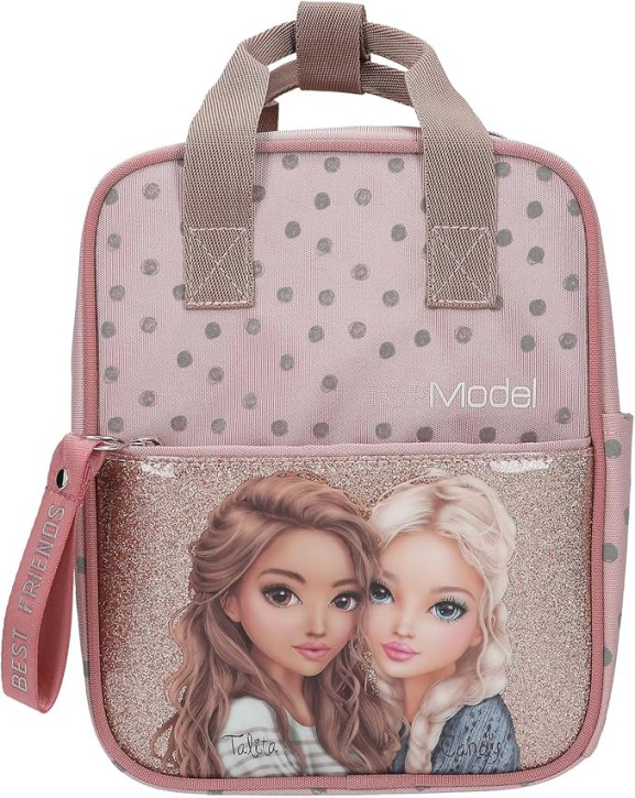 14011 TOPModel Rucksack Dots - Rucksack in Rosa, mit Model-Motiv