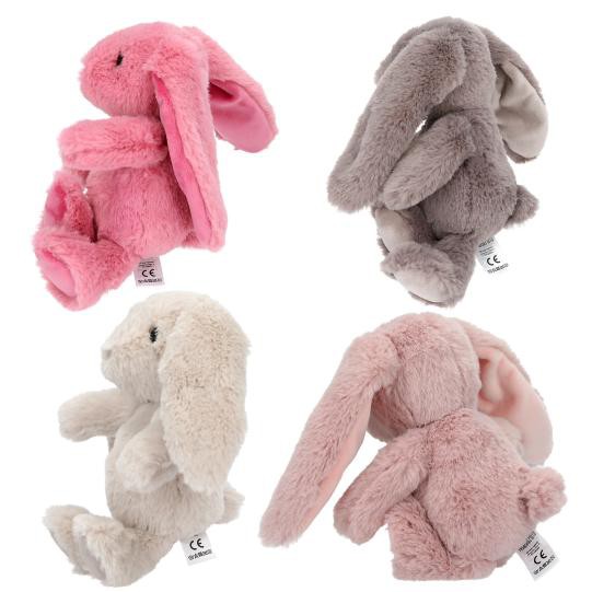 Princess Mimi Plüsch Hase, 20 cm, Kuscheltier in Pink, Grau, Beige oder Altrosa
