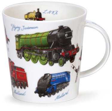 DUNOON Becher Lok  Eisenbahn Cairngorm Motiv “CLASSIC CONNECTION – TRAINS”