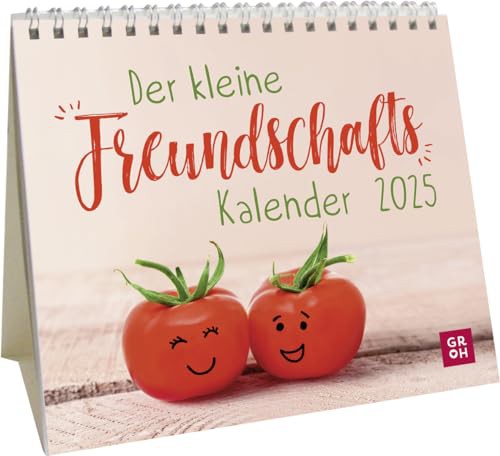 Mini-Kalender 2025: Der kleine Freundschaftskalender: Mini-Monatskalender. Kleiner Tischkalender