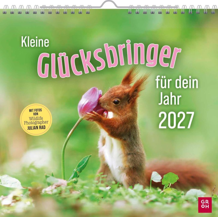 Wandkalender 2027: Kleine Glücksbringer für dein Jahr: Monatskalender 