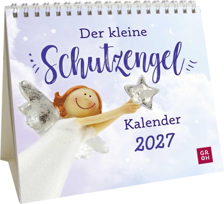 Mini-Kalender 2027: Der kleine Schutzengelkalender: Mini-Monatskalender. Kleiner Tischkalender zum Aufstellen mit Monatskalendarium