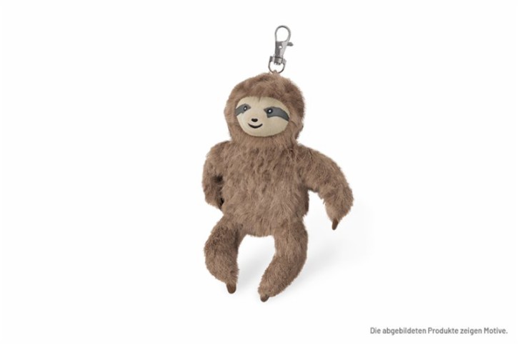 Plüsch Mini- Liebling Faultier als Schlüsselanhänger