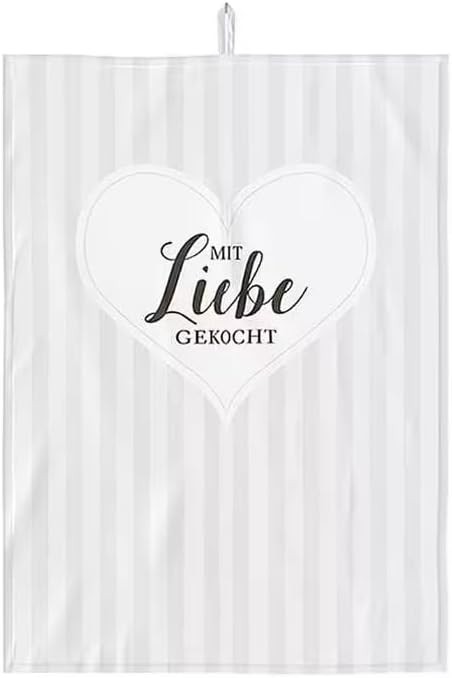 Geschirrtuch Abtrockentücher Küchenhandtuch la vida - Mit Liebe gekocht