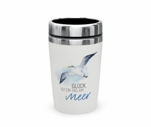 La Vida Zeit für Dich Thermobecher to go 240 ml - Möwe