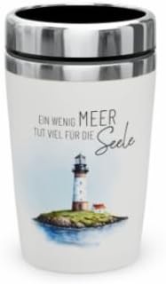 La Vida Zeit für Dich Thermobecher to go 240 ml - Leuchtturm