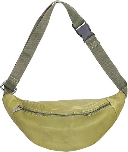 The Skandinavian Brand Hip Bag Washed Nappa grün