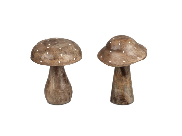 Herbst Deko Wald Pilz sort. 12cm aus Mango Holz 1 Stück Lieferumfang, Auswahl nach Verfügbarkeit Herbst Deko Wald Pilz sort. 12cm aus Mango Holz 1 Stück Lieferumfang, Auswahl nach Verfügbarkeit