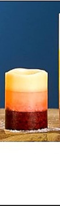 Gilde Echtwachs Led Kerze H10cm sort. 1 von 3 Farben