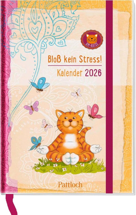 Buchkalender-Taschenkalender 2026: Om-Katze