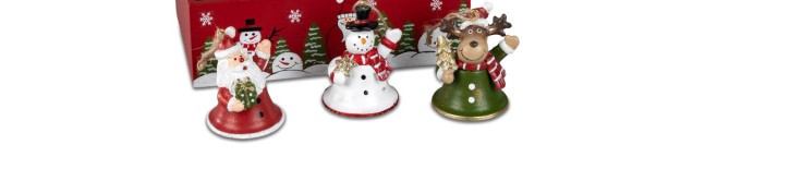 Weihnachtsschmuck Girlande Metall haengender 6cm -1 Stck.