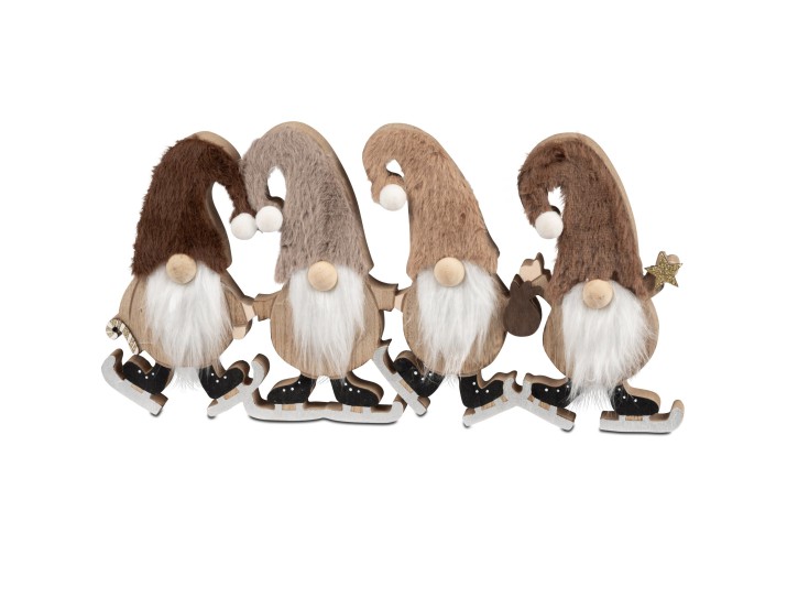 Dekoration Weihnachten Weihnachtlicher Wichtel Wichtelgruppe 27cm Dekoration Holz Lieferumfang 1 Stück 