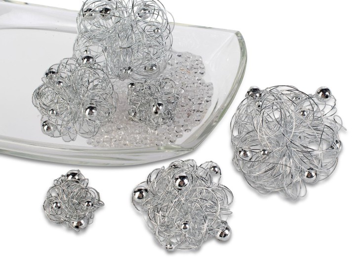 formano Dekoration Deko Kugel aus DRAHT 7cm Metall